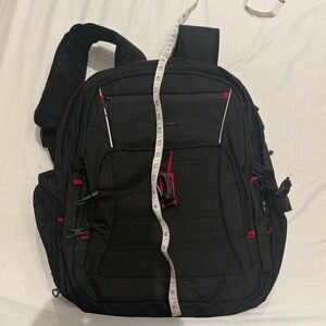 Black and Red Backpack